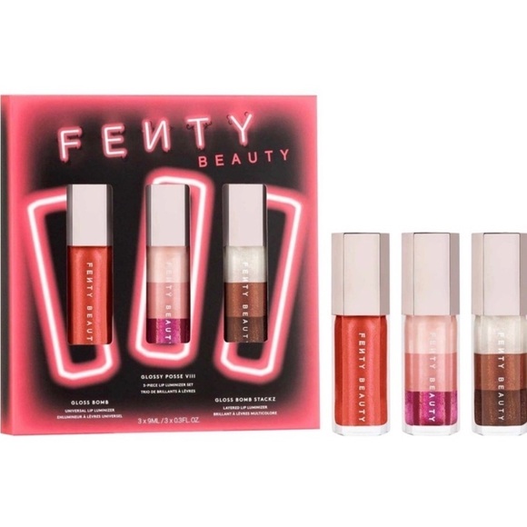 Fenty Beauty Other - Fenty Beauty Glossy Posse Lip Gloss Set VIII NIB Limited Edition